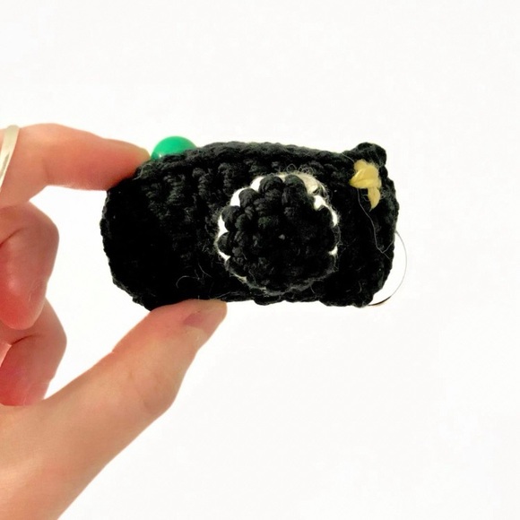 Camera Keychain | Handmade Crochet Keychain - Picture 5 of 5